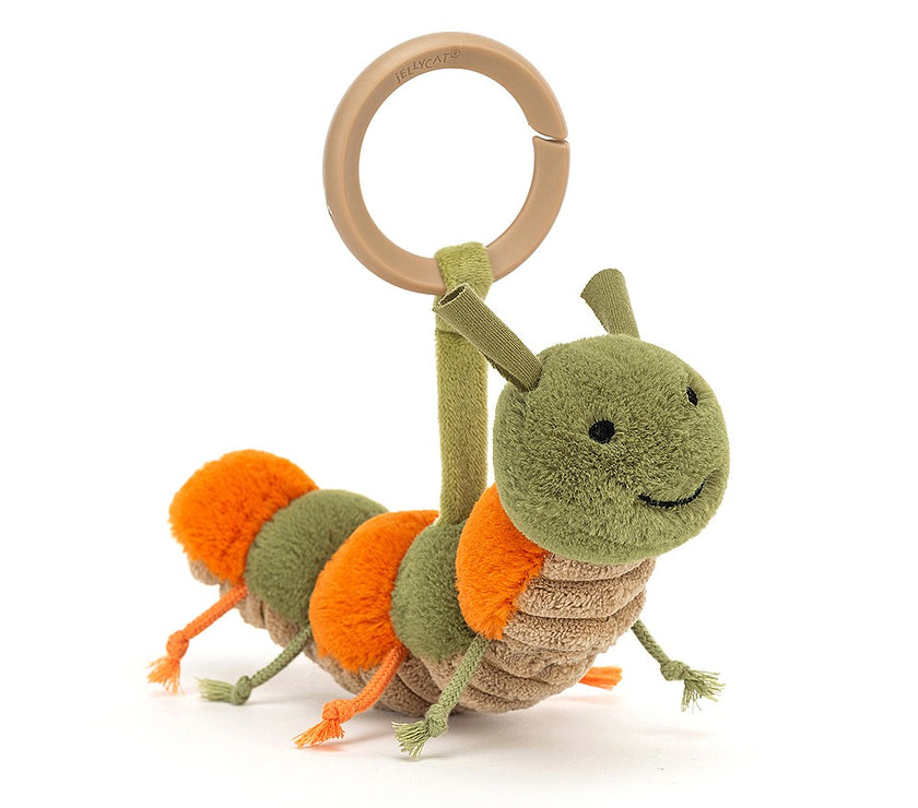 JellyCat Little Christopher Caterpillar Rattle | Little Baby.