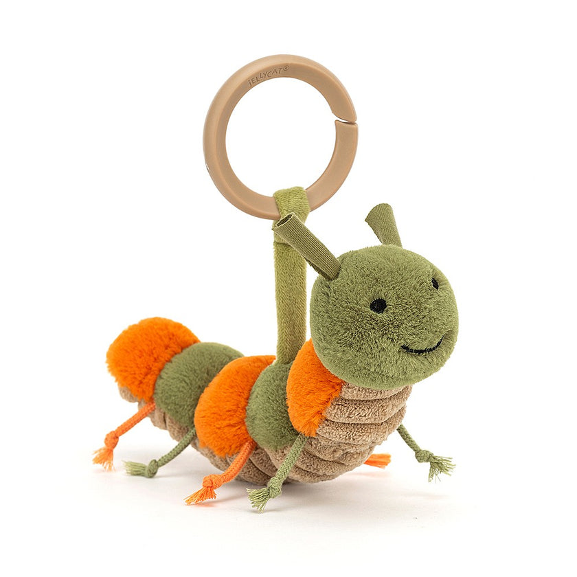 JellyCat Little Christopher Caterpillar Rattle | Little Baby.
