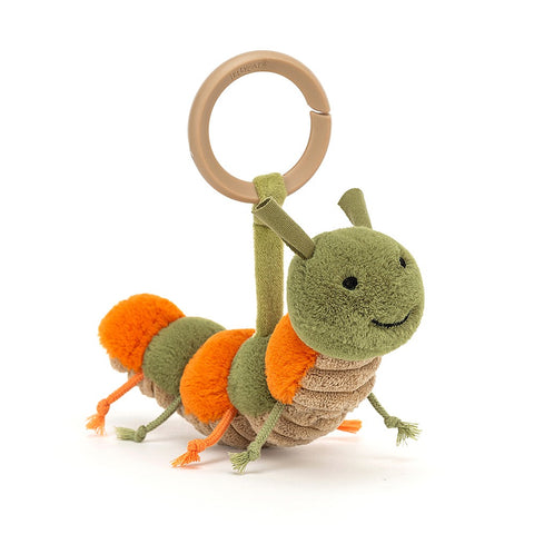 JellyCat Little Christopher Caterpillar Rattle | Little Baby.