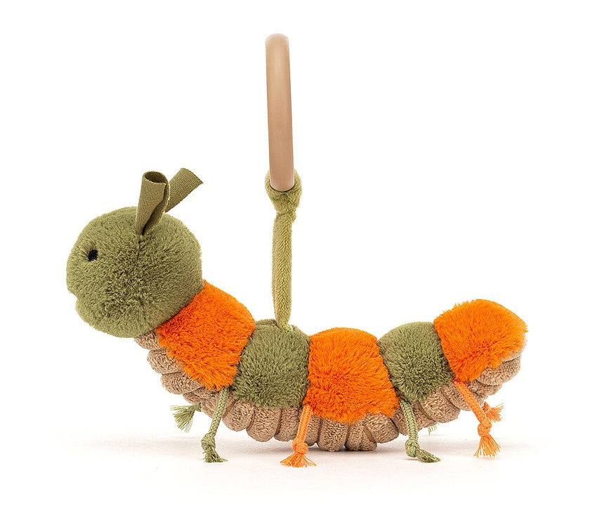 JellyCat Little Christopher Caterpillar Rattle | Little Baby.