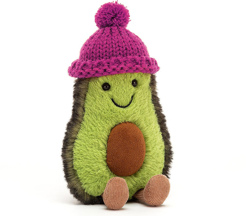 JellyCat Amuseable Cozi Avocado Fuchsia - H15cm
