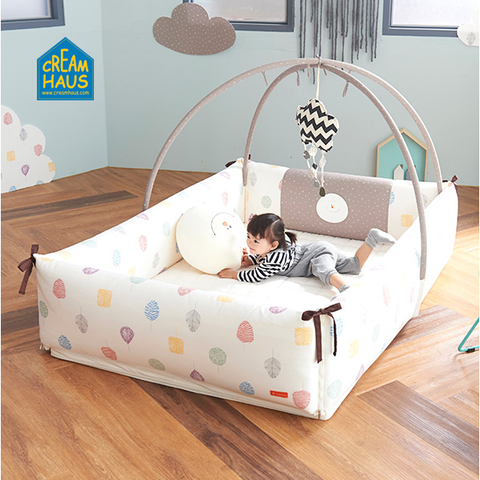 Creamhaus Inua Bumper Bed - Vivid (160x110x40cm) | Little Baby.
