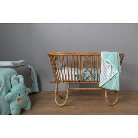 Snoozebaby Crib Blanket - Organic Mint | Little Baby.
