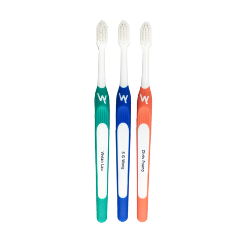Free Personalised BrushCare Professional Sensitive Extra Soft Toothbrush-Triple Pack | Little Baby.
