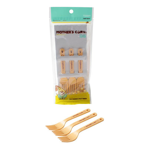 Mother's Corn Cutie Fork Set + Cutie Spoon Set + Training Chopsticks | Toddler Feeding Value Deal 10% OFF | Little Baby.