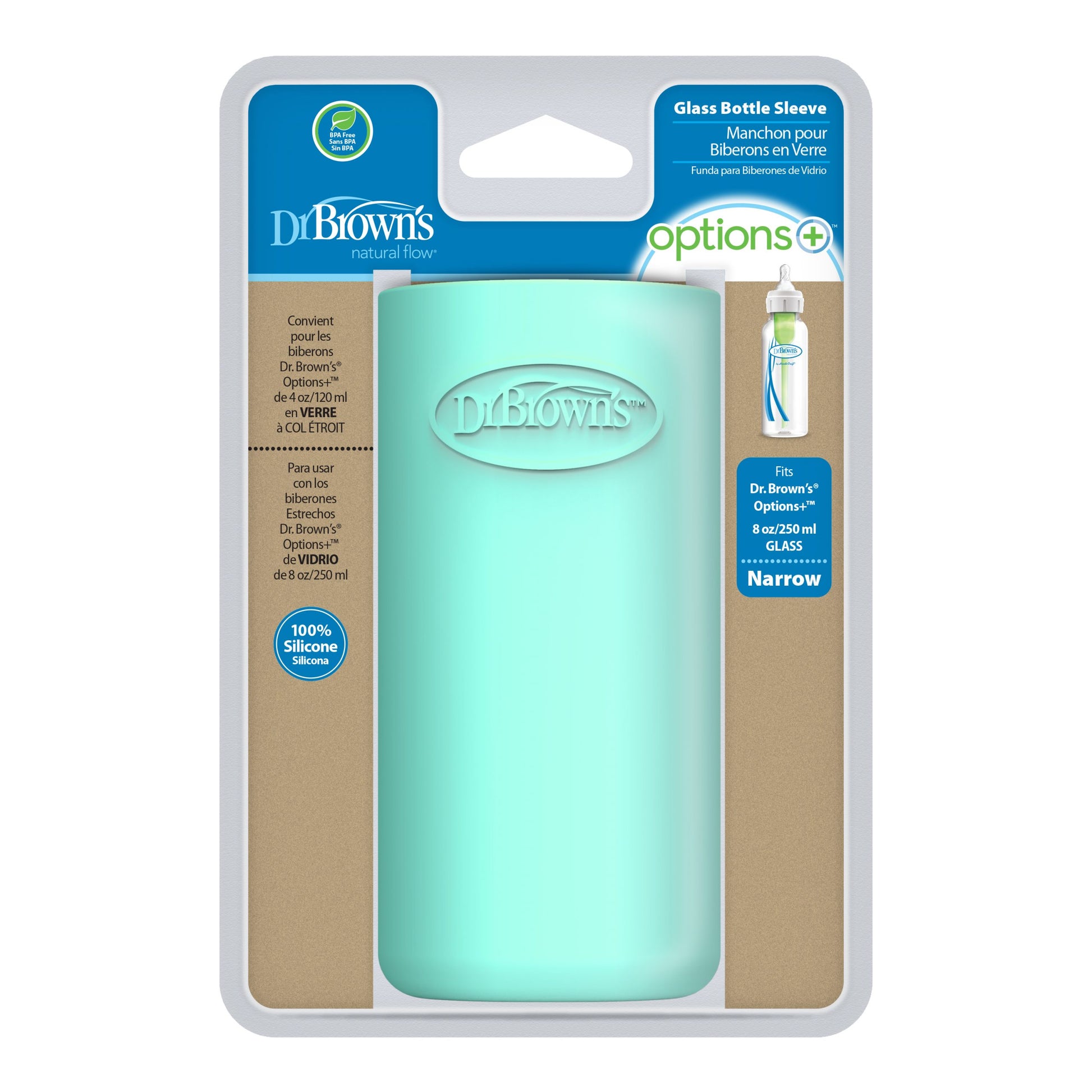 Dr. Brown’s Natural Flow® Options+™ Glass Baby Bottle Sleeve-18