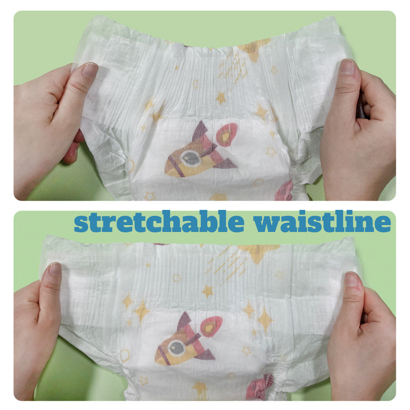 Besuper Ultra-Thin Tape Diapers (Size S to M)
