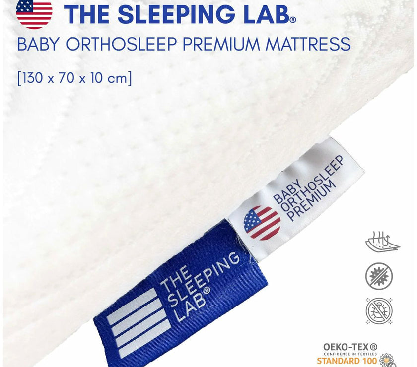 The Sleeping Lab Baby Orthosleep Premium Mattress - 130x70x10cm
