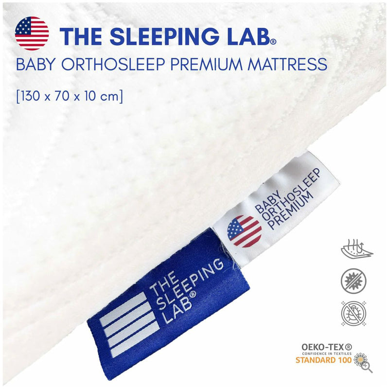The Sleeping Lab Baby Orthosleep Premium Mattress - 130x70x10cm-1