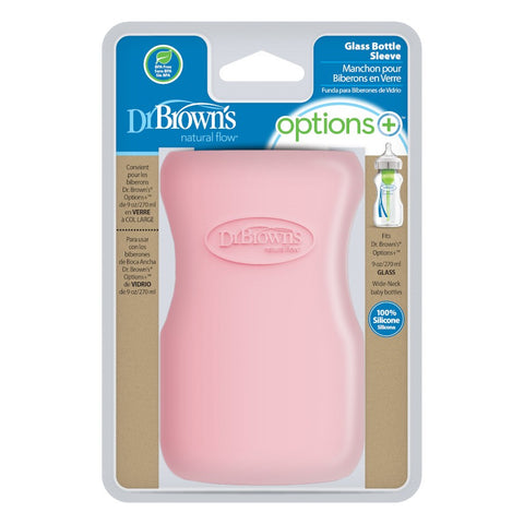 Dr. Brown’s Natural Flow Options+ Glass Baby Bottle Sleeve (Wide-Neck)