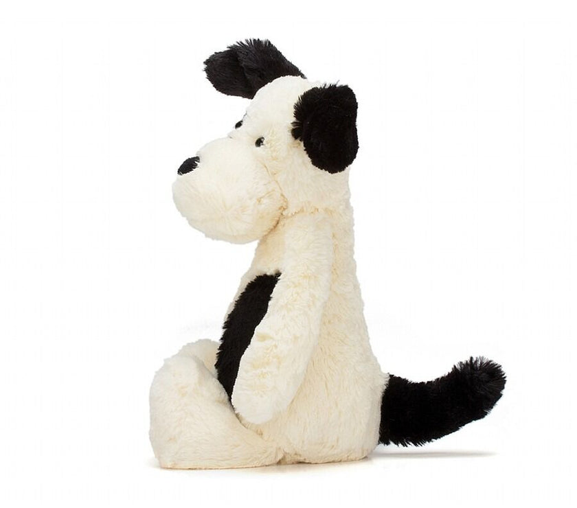 Jellycat Bashful Black & Cream Puppy- Medium H31cm