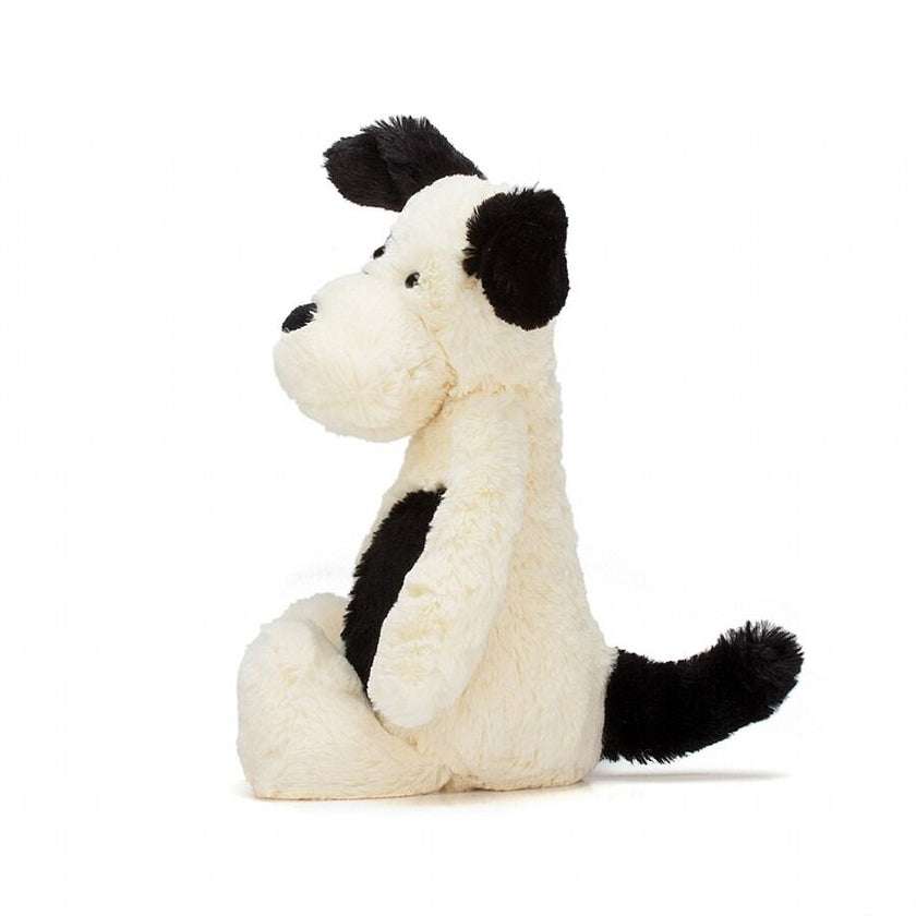Jellycat Bashful Black & Cream Puppy- Medium H31cm
