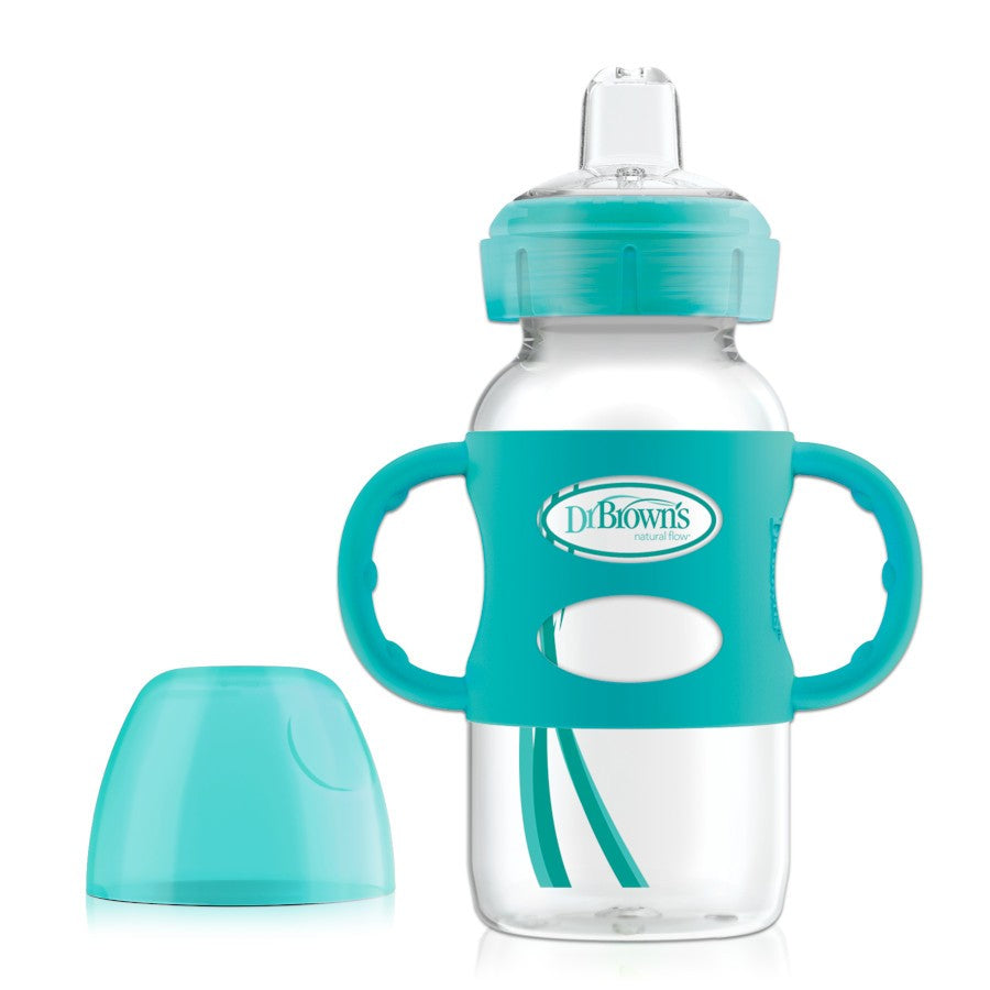 Dr Brown’s 270ml Sippy Spout Bottle w Silicone Handle (Assorted Designs)-3