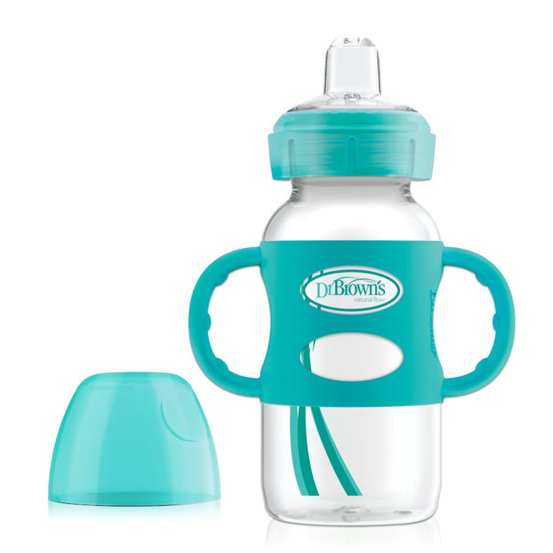 Dr Brown’s 270ml Sippy Spout Bottle w Silicone Handle (Assorted Designs)-3