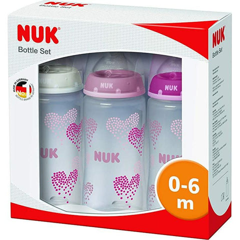 NUK Premium Choice PP Bottle with Silicone Teat (Trio Pack)