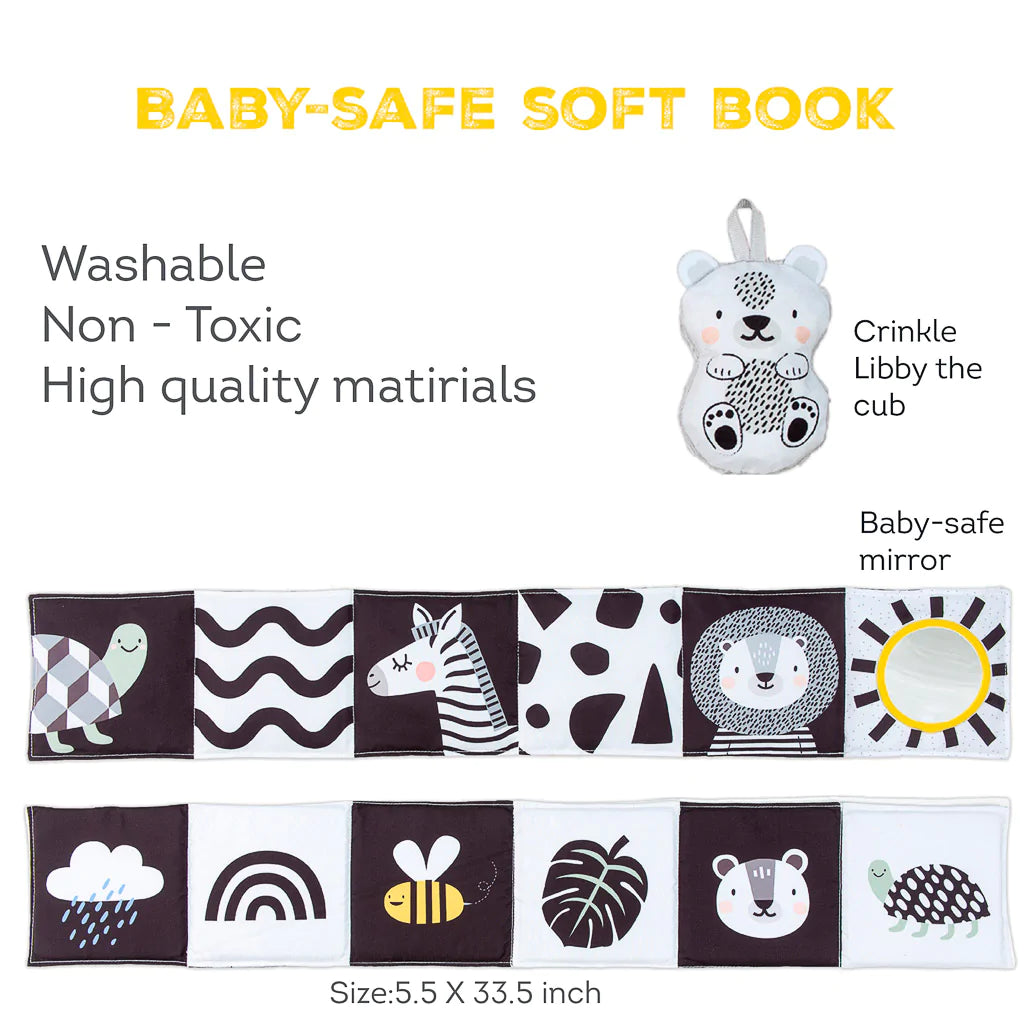 Taf Toys Savannah Black & White Book