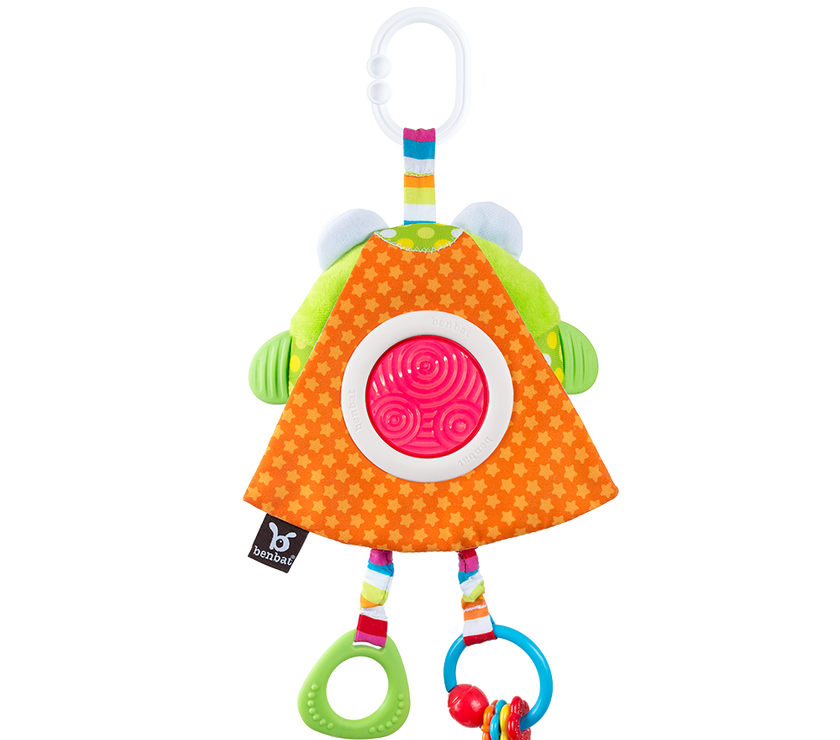 Benbat Dazzle Friends Multi-Skills Travel Toy - Frog | Little Baby.