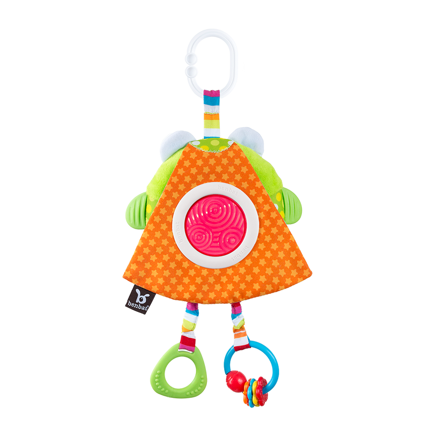 Benbat Dazzle Friends Multi-Skills Travel Toy - Frog | Little Baby.