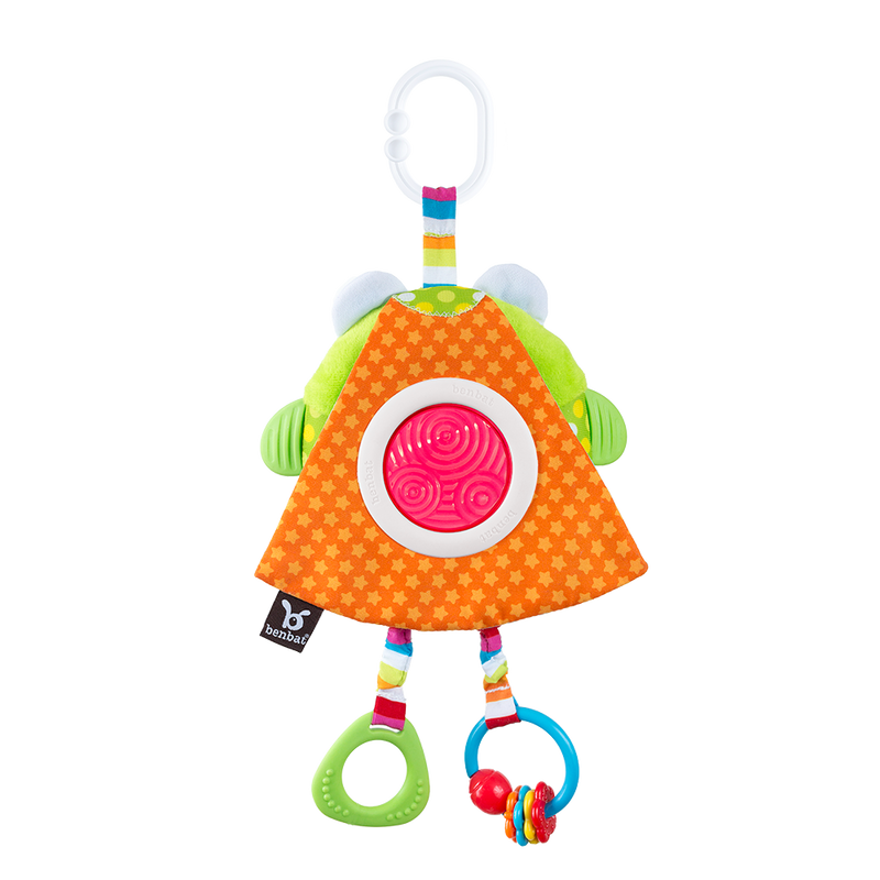 Benbat Dazzle Friends Multi-Skills Travel Toy - Frog | Little Baby.