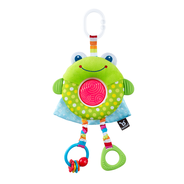 Benbat Dazzle Friends Multi-Skills Travel Toy - Frog | Little Baby.