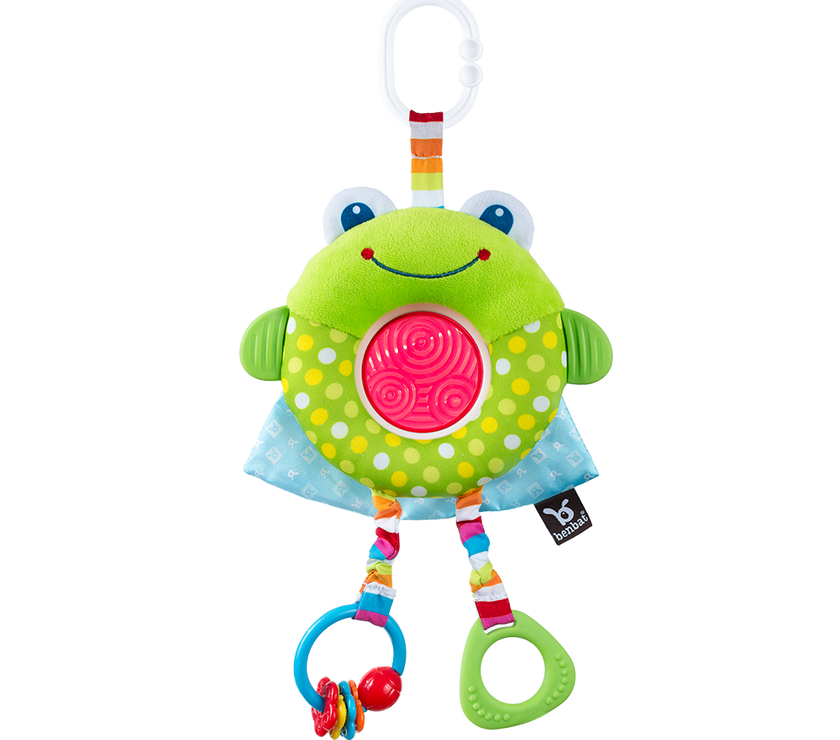 Benbat Dazzle Friends Multi-Skills Travel Toy - Frog | Little Baby.