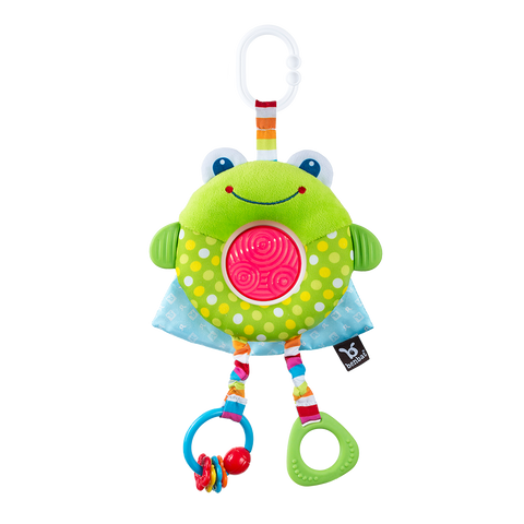 Benbat Dazzle Friends Multi-Skills Travel Toy - Frog | Little Baby.
