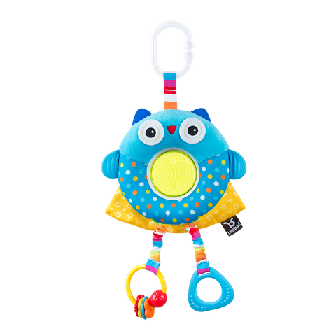 Benbat Dazzle Friends Multi-Skills Travel Toy - Owl | Little Baby.