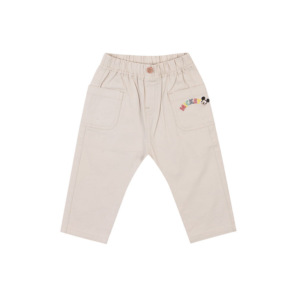 Agabang x Disney Baby Pocket Baggy Pants-Beige-2