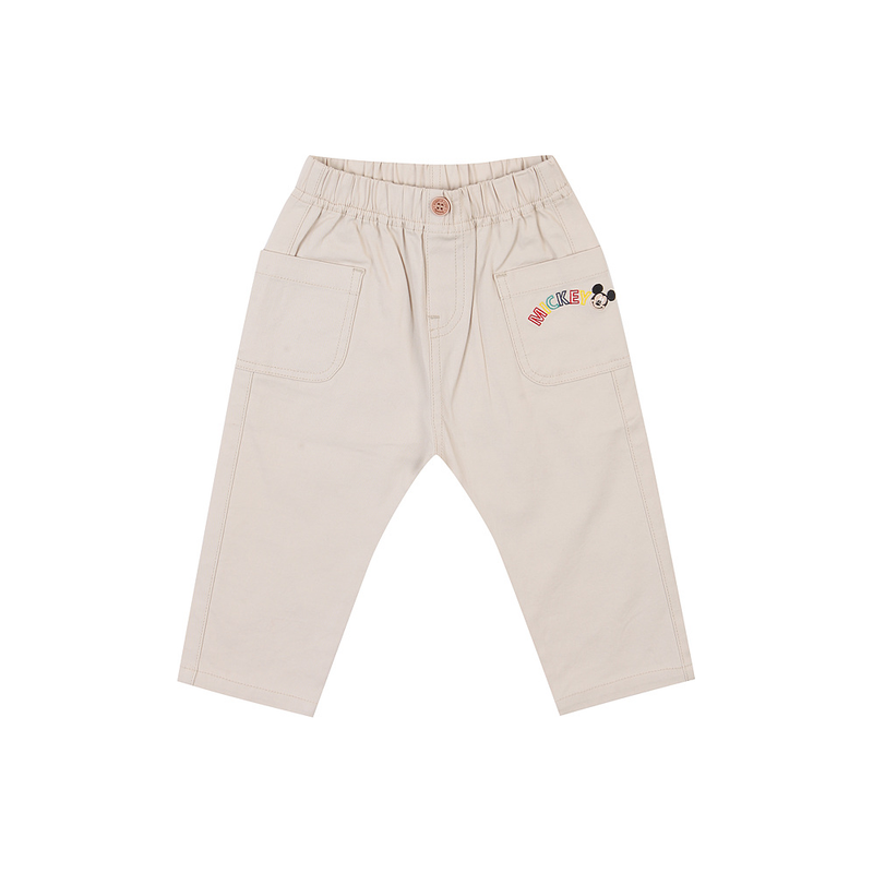 Agabang x Disney Baby Pocket Baggy Pants-Beige-2