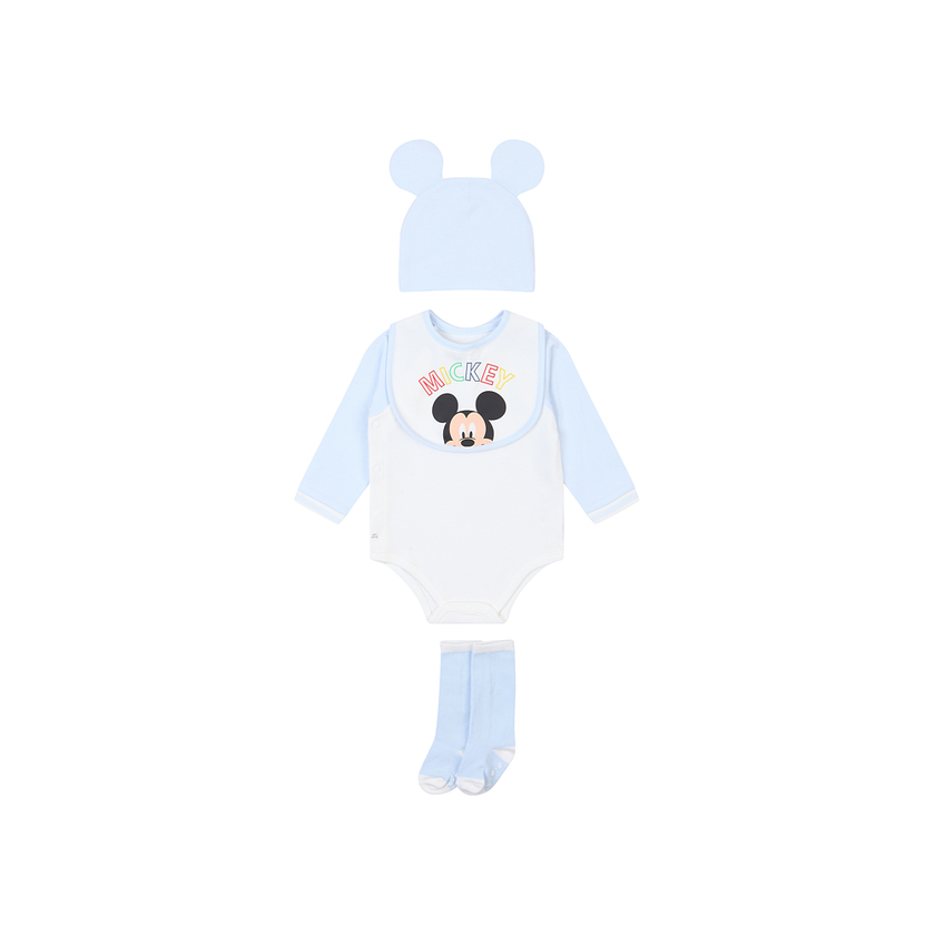 Agabang x Disney Baby Team Mickey Baby Romper 4in1 Set