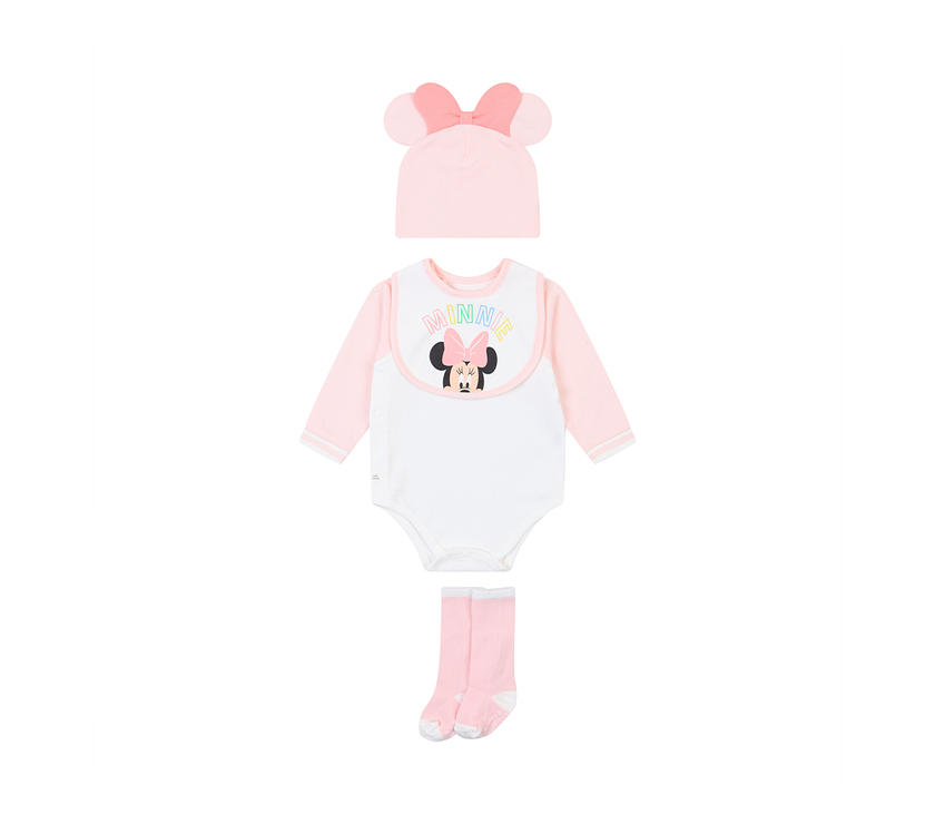 Agabang x Disney Baby Team Mickey Baby Romper 4in1 Set
