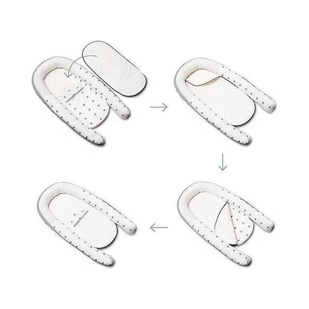 Doomoo Cocoon: Organic Cotton Babynest | Little Baby.