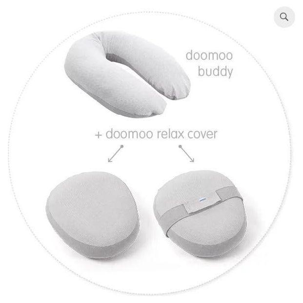Doomoo Relax Cover: Organic Cotton Conversion Kit for Nursing Pillow | Little Baby.