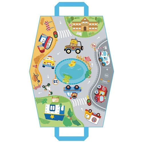 Lucky Baby Soft Pull Back Vehicle Set-3