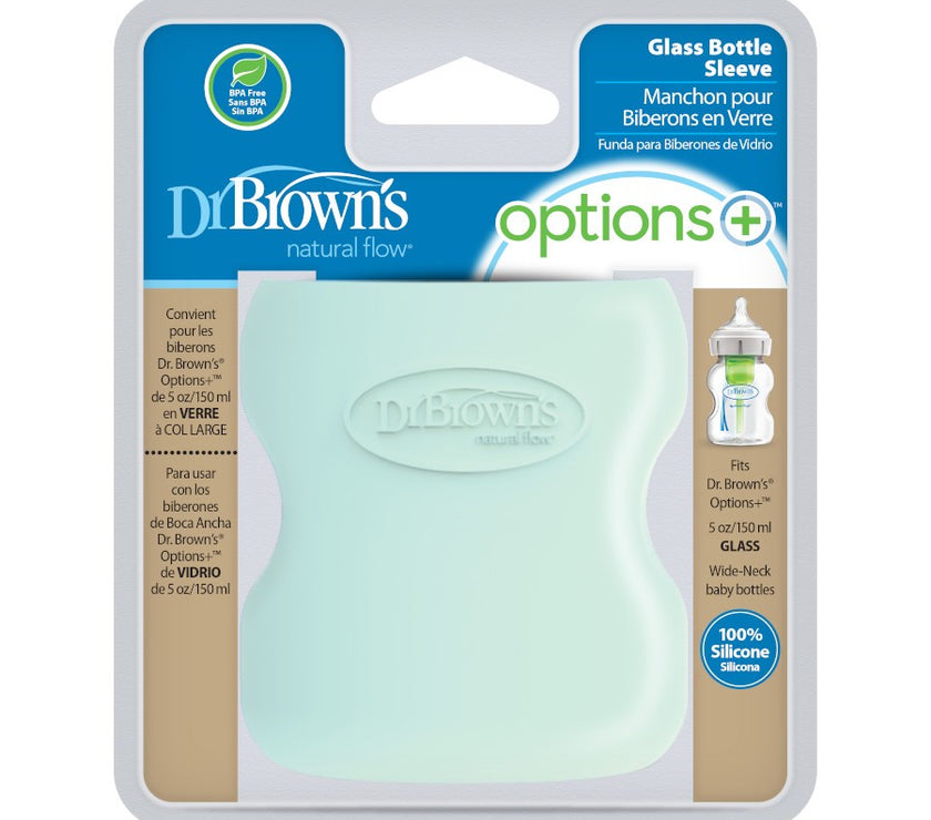 Dr. Brown’s Natural Flow Options+ Glass Baby Bottle Sleeve (Wide-Neck)