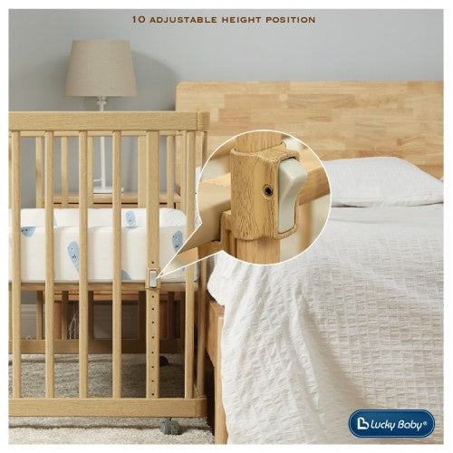 Lucky Baby Lettino™ Rovolutionary Cot - White