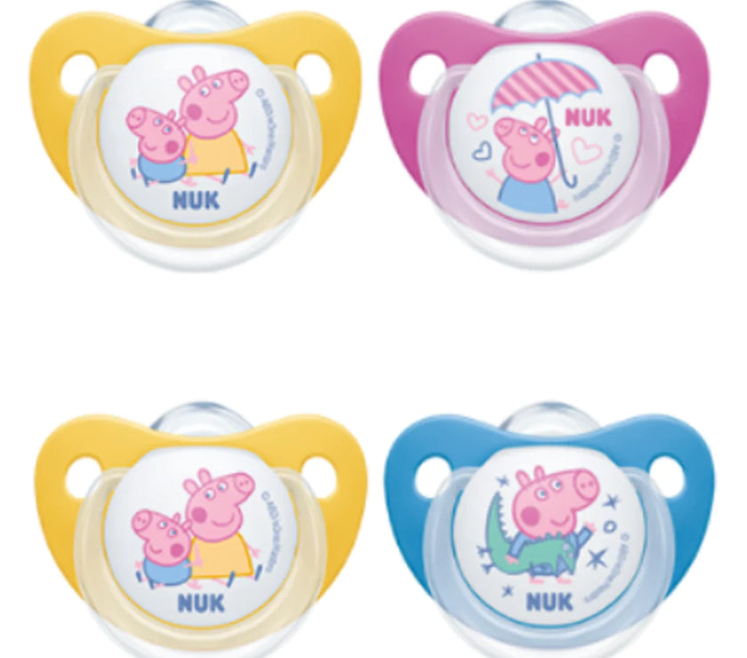 NUK Peppa Pig Silicone Soother 2pcs/box