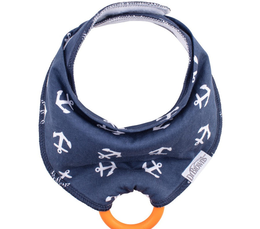 Dr. Brown’s Bandana Bibs w Teether (Assorted Designs)