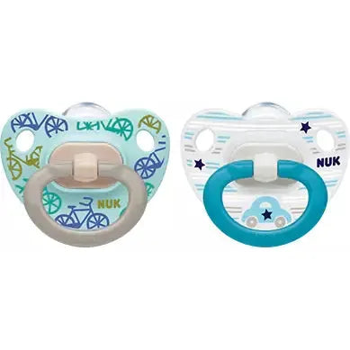 NUK Happy Days Silicone Soother Twin Pack (Assorted Designs)