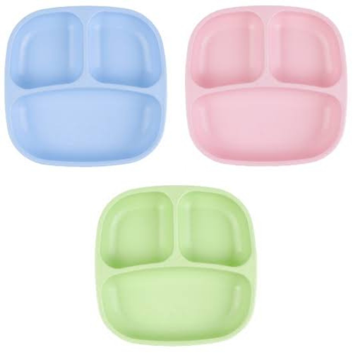 Re-Play Divided Plate Set of 3-3