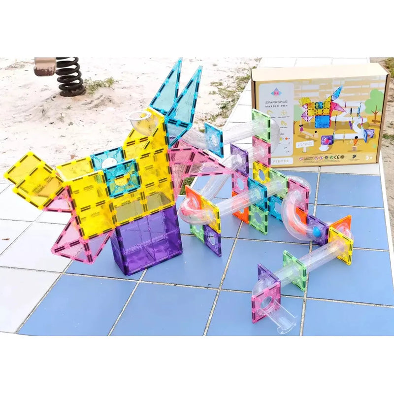 SparksMag Marble Run 118 Pcs-11