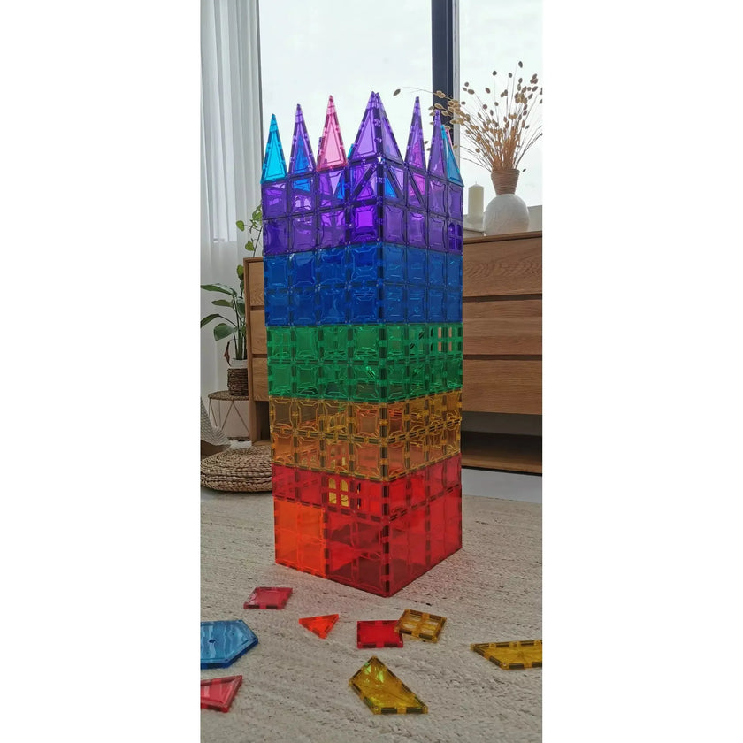 SparksMag Classic 208 Pcs Grande Magnetic Tiles Set