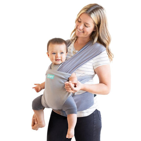 MOBY Easy Wrap - Smoked | Little Baby.