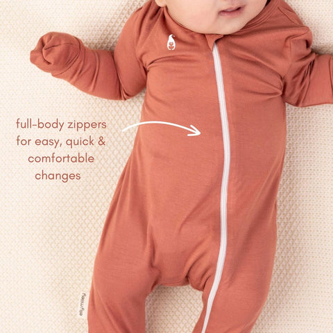 Elly Milley Organic Bamboo Baby Sleep Suit