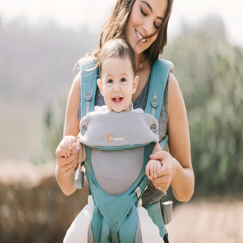Ergobaby 360 Cool Air Mesh Carrier - Icy Mint | Little Baby.