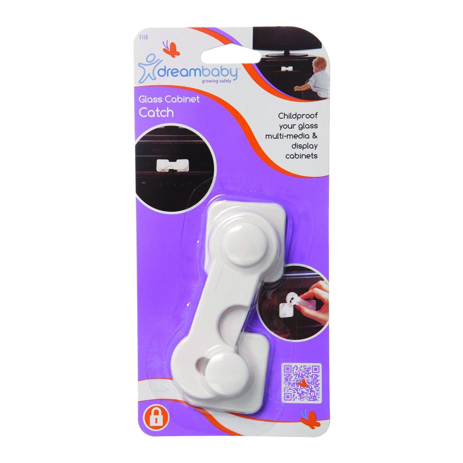 Dreambaby Glass Cabinet Latch DB00118 | Little Baby.