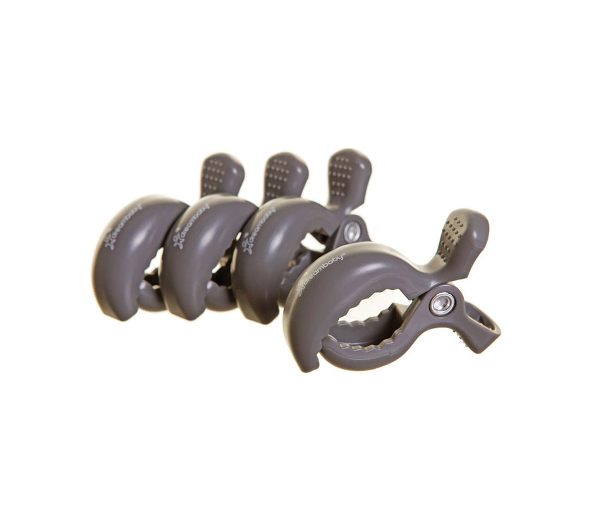 Dreambaby Stroller Clips 4pk - Grey DB02214 | Little Baby.