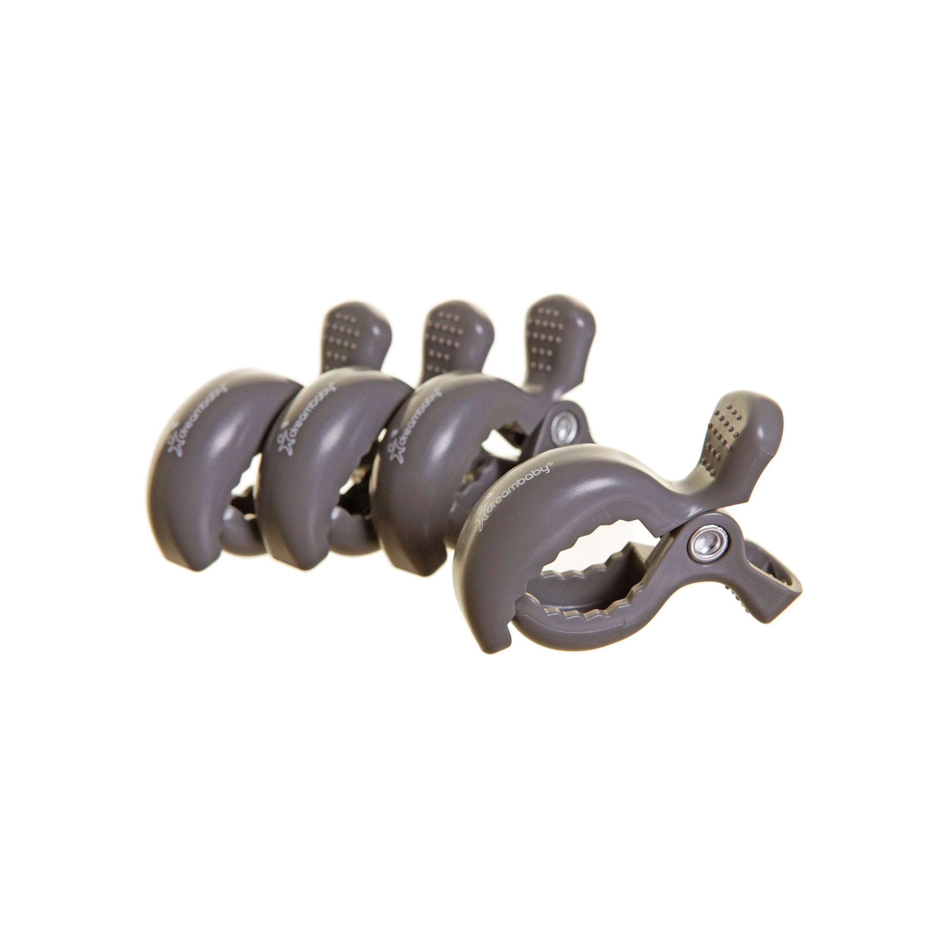 Dreambaby Stroller Clips 4pk - Grey DB02214 | Little Baby.