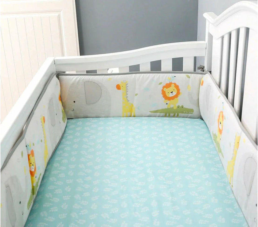Palette Box 8-Pieces Bedding Set – Yellow Jungle Zoo