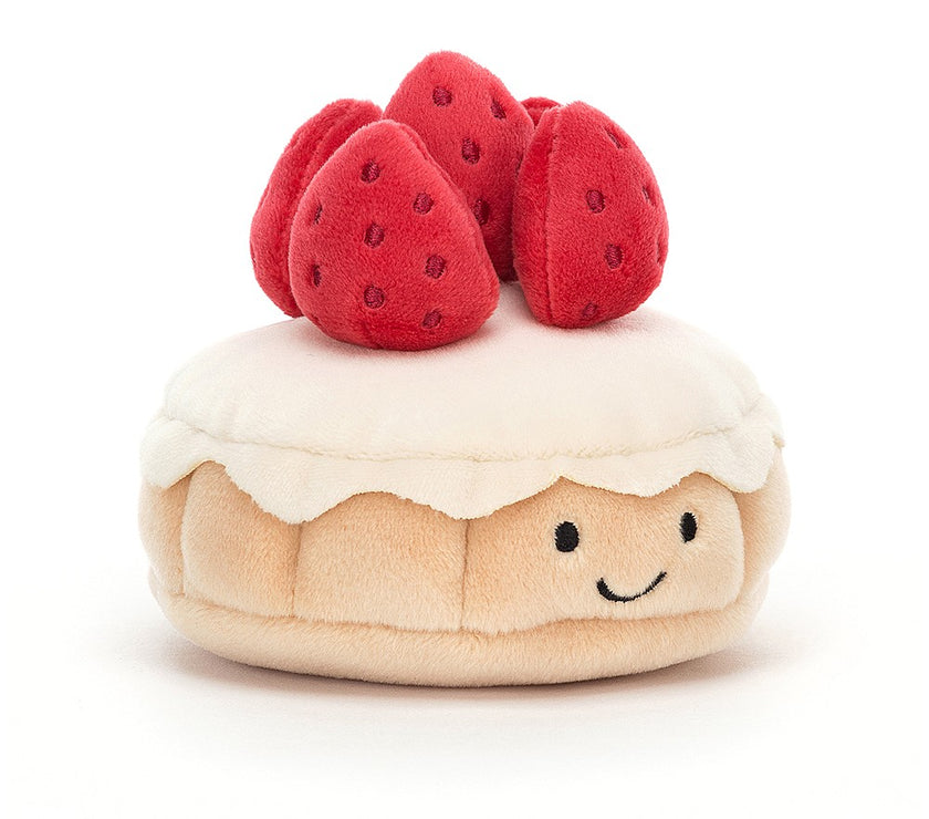 Jellycat Pretty Patisserie Tarte Aux Fraises - H7cm